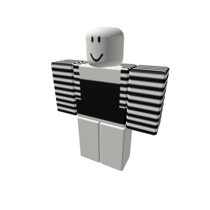long sleeved stripped top ♡ (black version)