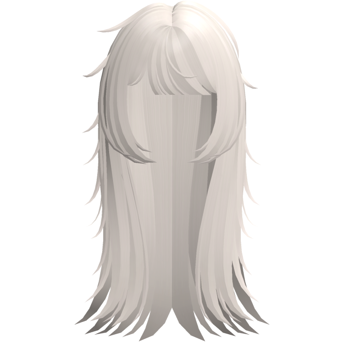 Messy Blonde Long Emo Hair