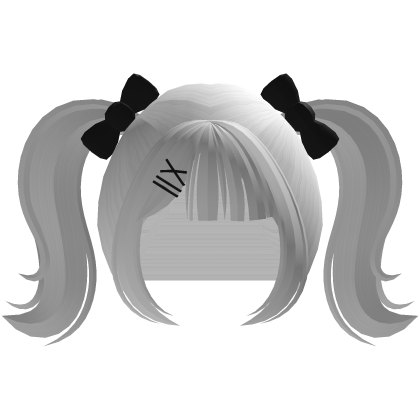 White Hair Girl Goth Y2K Roblox item
