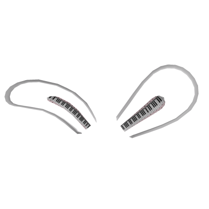 Bunny Ears Lines Girly Piano Roblox item