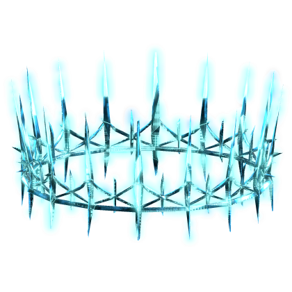 Animated Glowing Gothic Crown - Blue Roblox item