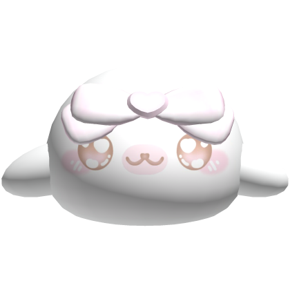 ﹒︵ ♡ cutesy pink baby seal on your head .ᐟ Roblox item