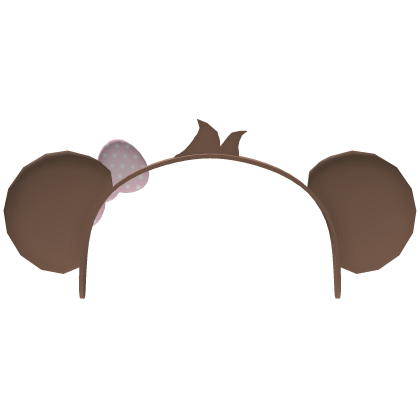 Monkey Pink Bowtie Ears