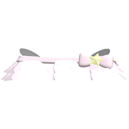 ♡ sweet angelic polkadot skirt in pink 3.0