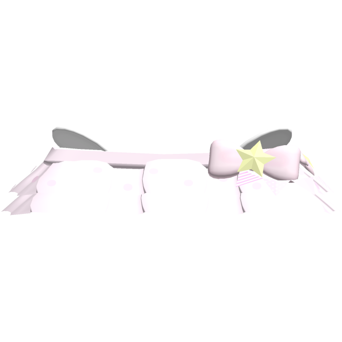 ♡ sweet angelic polkadot skirt in pink 3.0