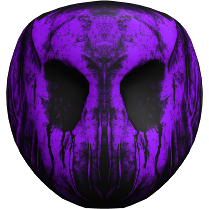 Purple Scary Halloween Mask