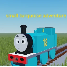small turquoise adventure icon