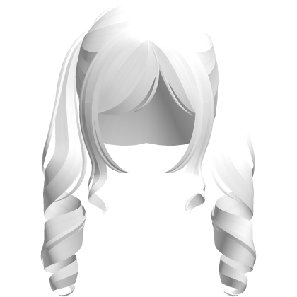 white kawaii cute jirai kei doll twin tails Roblox item