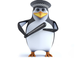 The penguin police