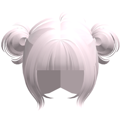 ♡ kawaii messy bun pink hair