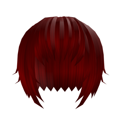 Male choppy vkei messy hair  (Red)