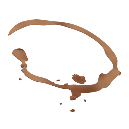♡ spilled coffee ring stain halo Roblox item