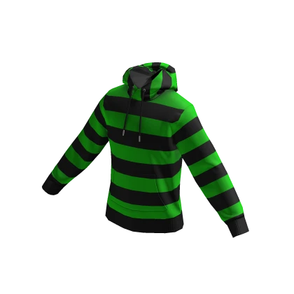 Green Striped Black Hoodie Roblox Item Rolimon s