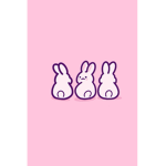Adorable Pink Bunny’s