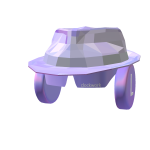 Shiny Light Purple Fedora+Headphones+shades