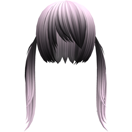 Pink Black Vkei Long Spiky Pigtails Hair Roblox item