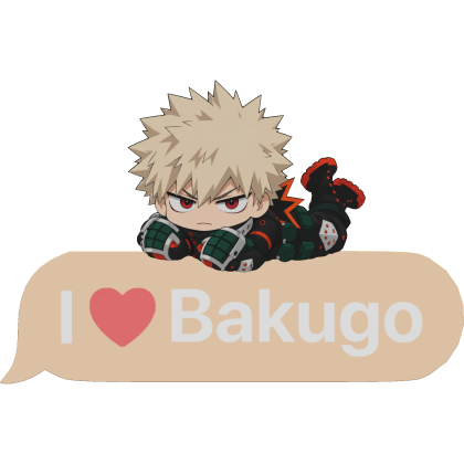 Bakugo MHA Text