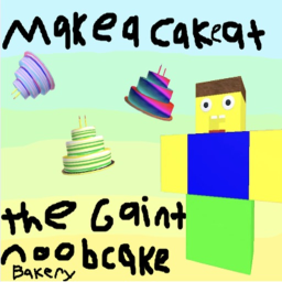 Make A Cake At The Giant Noob Cake Bakery! (Alpha)