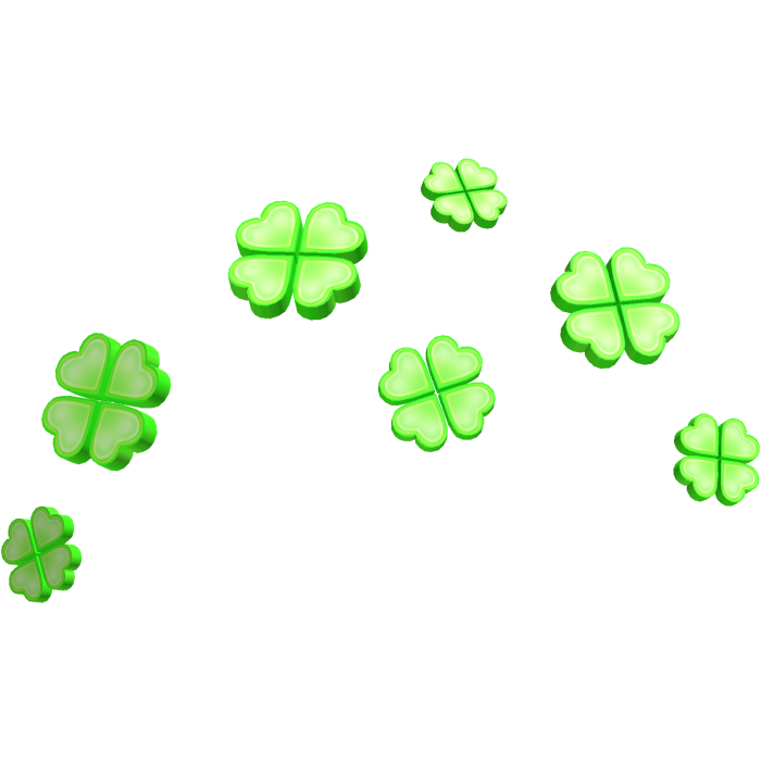 🍀 kawaii clovers on your head