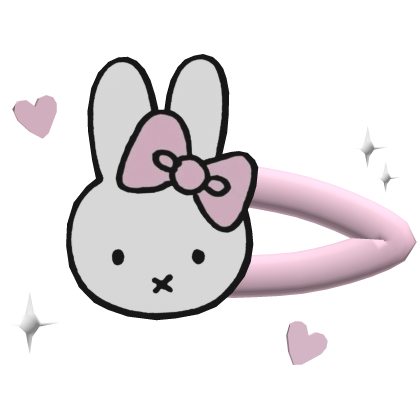 bunny hairclipAccessory Roblox item