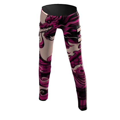 Pink Dragon Pants