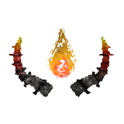 Fiery Hair /w Horns