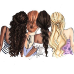 Amigas para siempre.