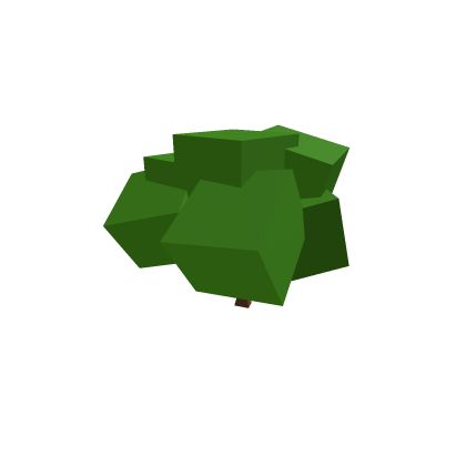 Blox low-poly tree