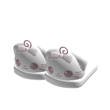 cute pink cat slippers