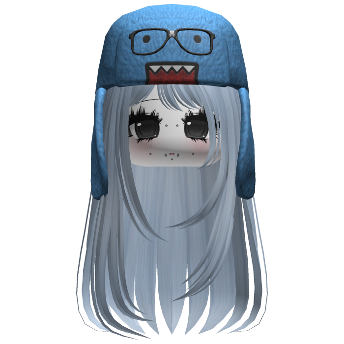 Domo Long Girl Hair Blue