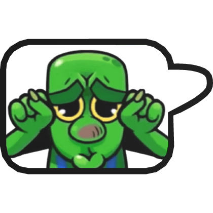 ✨Animated✨ Crying Goblin Sticker Clash Royality