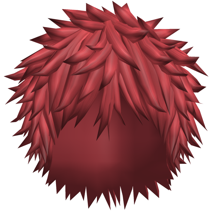 red spiky emo hair