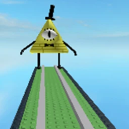 Cart ride into bill cipher icon