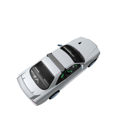 Nissan skyline r34 saftey car