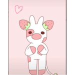 Pink & white strawberry group!