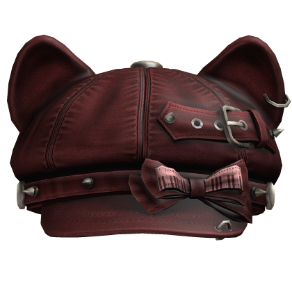 Kawaii Kitten Beret (Dark Red) Roblox item