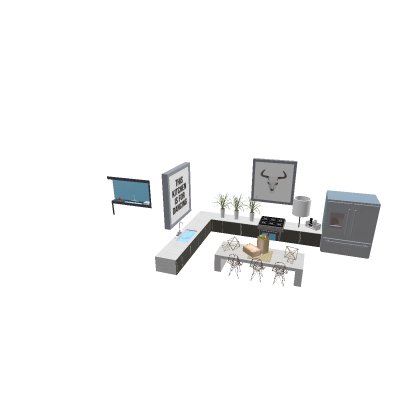 Modern Polish Kitchen Set