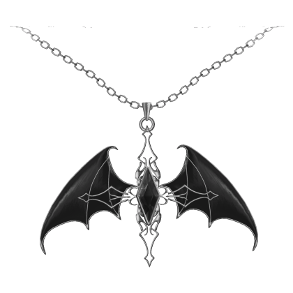 Gothic Bat Wing Necklace