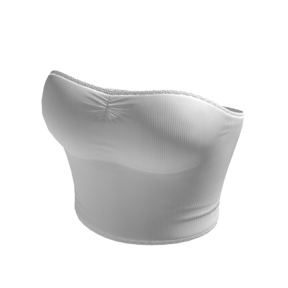 Crop Top White Ruffled Baby Baddie Tight Tee Shirt thumbnail