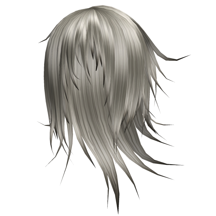 Silver Ash Emo Vkei Windy Long Model Hair 74. 