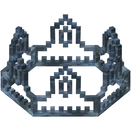 Bluesteel 8-Bit Royal Crown Outline Recolor (Addon Roblox item