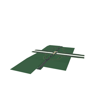 Highway Exit w/ on and off ramps