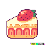 The sweet strawberry cake!