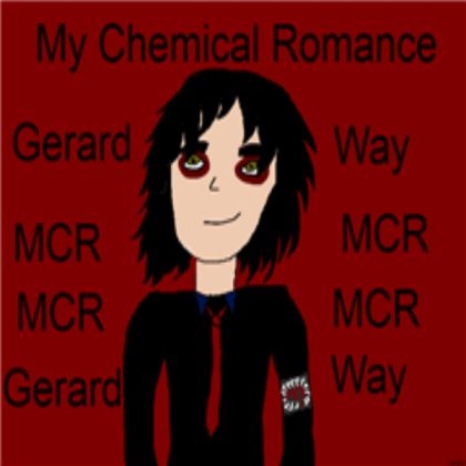 MCR Gerard Way Drawing Roblox decal