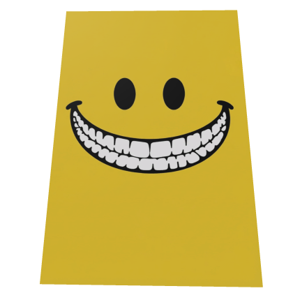 Creepy Smile Yellow Cape