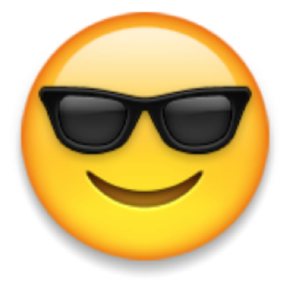 Sunglasses Emoji Face Roblox decal