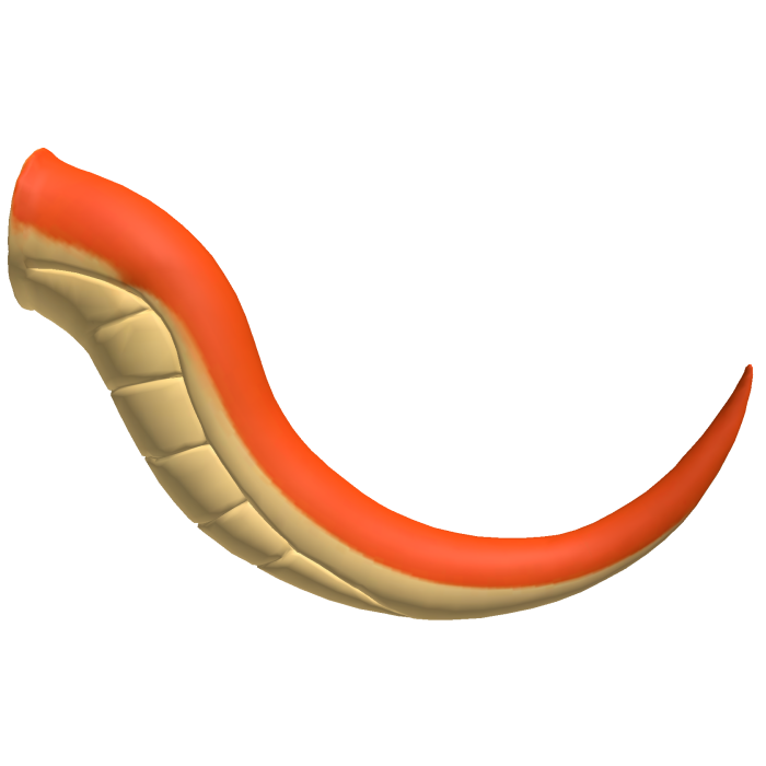 Orange Dragon Tail
