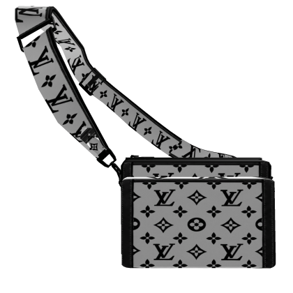 FRONT BAG White and Black LV  Roblox item
