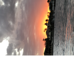 Sunset looking