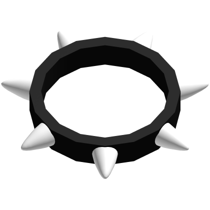 Black Spikey Collar